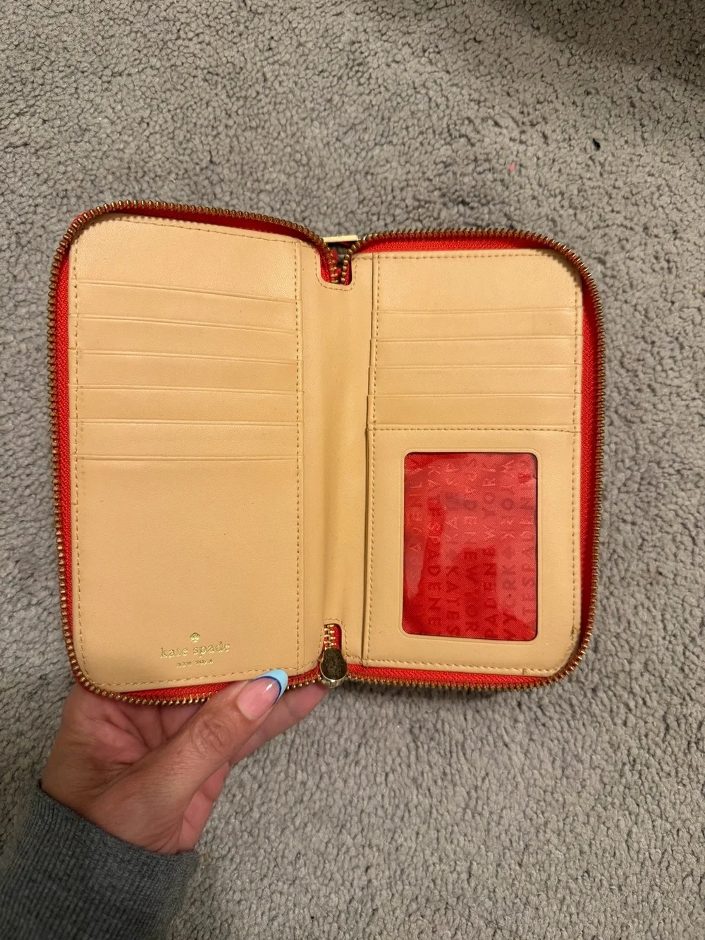kate spade compact zip